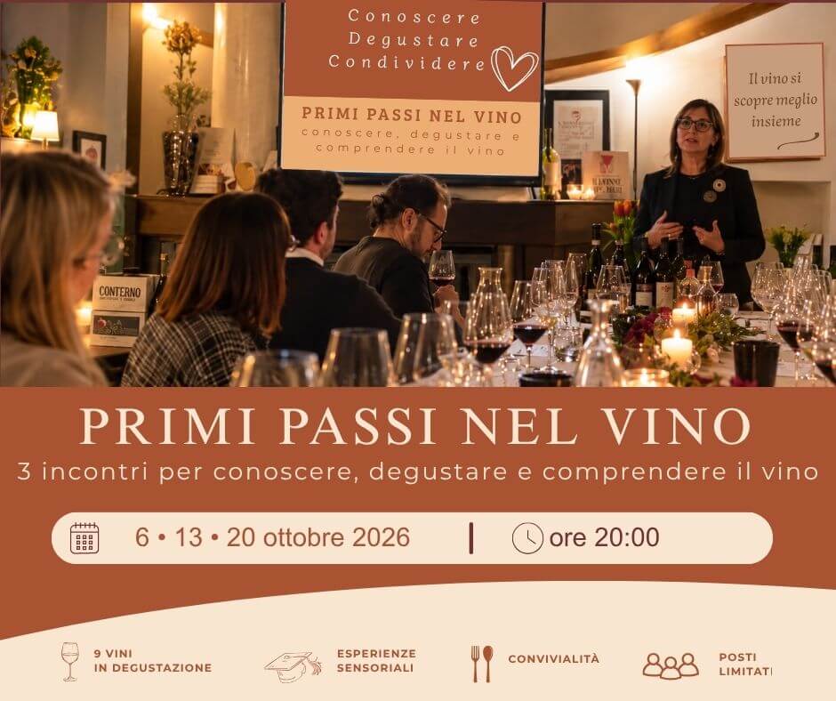 PRIMI PASSI NEL VINO SORDI E PERCORSI